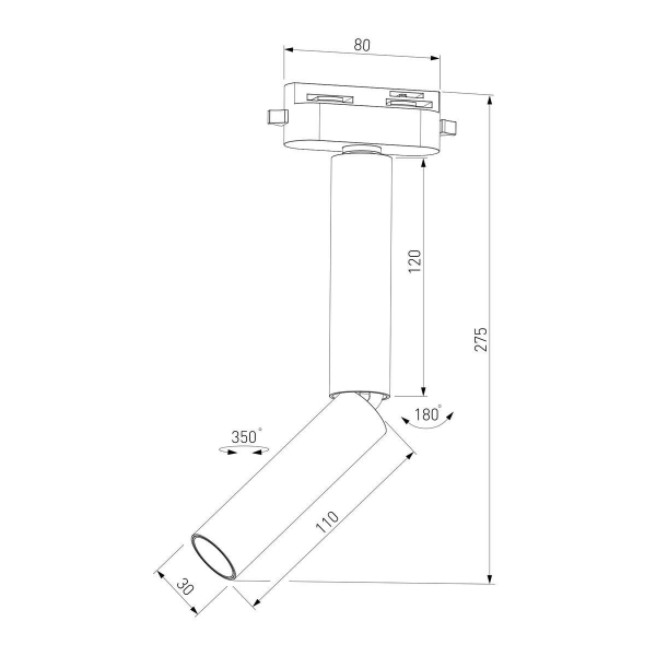 Трековый светодиодный светильник Elektrostandard Pika 85112/01 a065276 Трековый светодиодный светильник Elektrostandard Pika 85112/01 a065276