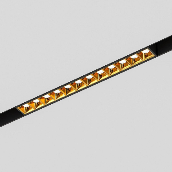 Трековый светодиодный светильник Elektrostandard Slim Magnetic Artas 85103/01 черный/золото a064529 Трековый светодиодный светильник Elektrostandard Slim Magnetic Artas 85103/01 черный/золото a064529