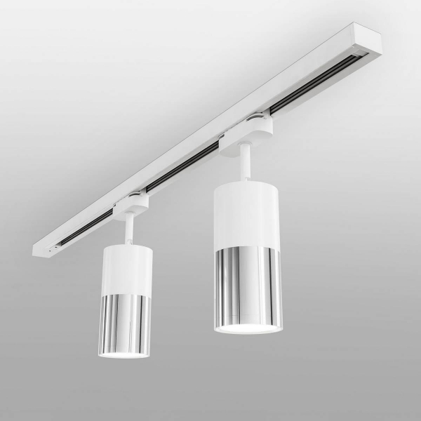 Трековый светодиодный светильник Elektrostandard Avantag белый матовый/хром 6W LTB27 a047018 Трековый светодиодный светильник Elektrostandard Avantag белый матовый/хром 6W LTB27 a047018