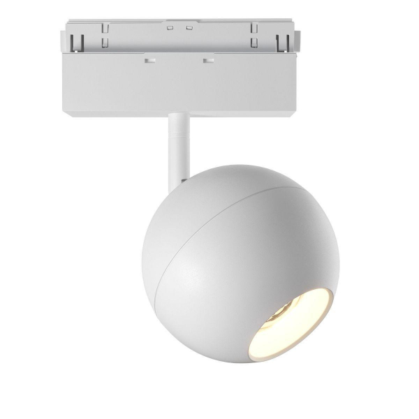 Трековый светодиодный светильник для магнитного шинопровода Maytoni Technical Ball TR028-2-15W4K-W Трековый светодиодный светильник для магнитного шинопровода Maytoni Technical Ball TR028-2-15W4K-W