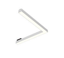 Трековый светодиодный светильник 6063 TrackLine Fold Angle (ral9003/400mm/400mm/LT70 — 4K/24W/120deg) 0625207