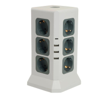 Удлинитель Stekker Comfort 12гн 1,5м с/з HM10-61-01 49991