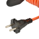 Удлинитель Uniel 1гн х 20м б/з UG /UCK-1N/2x1,00/20M/F IP44 Orange UL-00009868