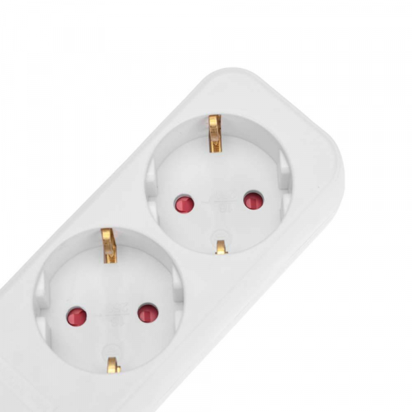 Удлинитель STANDARD 6 гнезд, 1,5м, 3х1,0мм², с/з, с выключателем, белый REXANT 13-4046 Удлинитель STANDARD 6 гнезд, 1,5м, 3х1,0мм², с/з, с выключателем, белый REXANT 13-4046