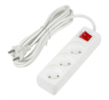 Удлинитель Uniel Ultra 3гн х 3м б/з S-CU3-3B White UL-00009995