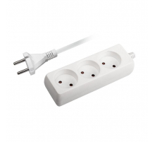 Удлинитель ФАZA 3гн 1,5м б/з шторки FE-03-150