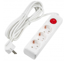 Удлинитель Uniel Ultra 3гн х 5м с/з S-GCU3-5B White UL-00010018