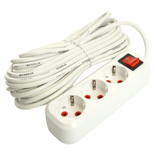 Удлинитель Stekker Home 3гн 5м с/з HM07-31-05 49355