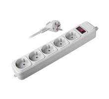 Сетевой фильтр ФАZA 5гн 1,8м с/з FOP-05GS-180-gy