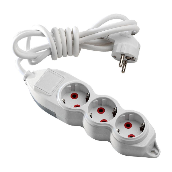 Удлинитель Mono Electric 3гн х 2м с/з 150-010001-312 Удлинитель Mono Electric 3гн х 2м с/з 150-010001-312