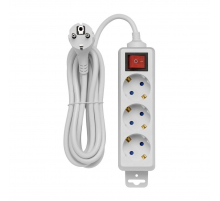 Удлинитель Duwi 3гн 3м с/з 32058 6