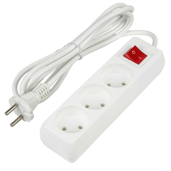 Удлинитель Uniel Ultra 3гн х 2м б/з S-CU3-2B White UL-00009994 Удлинитель Uniel Ultra 3гн х 2м б/з S-CU3-2B White UL-00009994