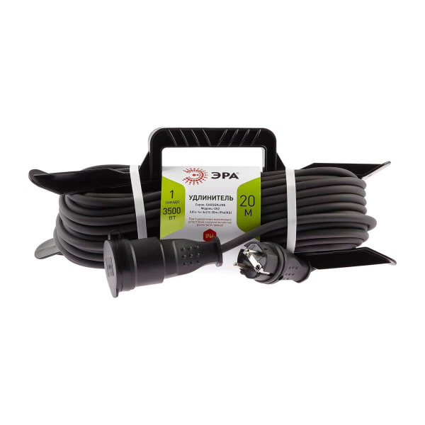 Удлинитель силовой ЭРА 1гн 20м с/з UFx-1e-3x2,5-20m-IP44(kg) Б0050871 Удлинитель силовой ЭРА 1гн 20м с/з UFx-1e-3x2,5-20m-IP44(kg) Б0050871