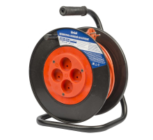 Удлинитель Uniel 4гн х 40м б/з YX10-004 /UCK-4N/2x1,00/40M/S Orange/Black UL-00009857