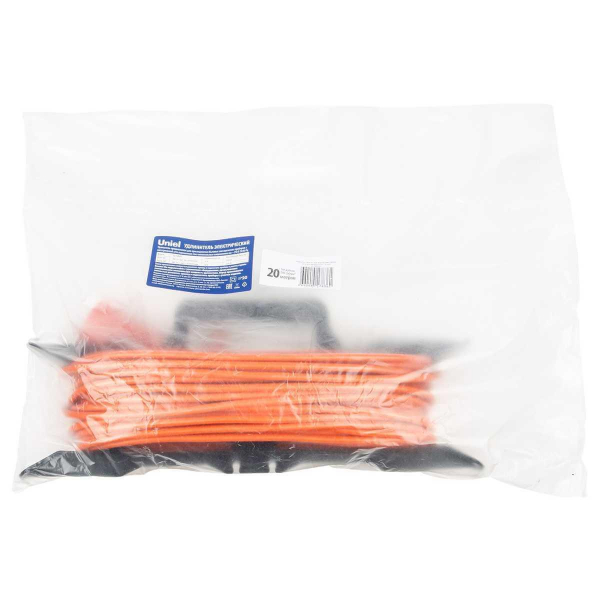 Удлинитель Uniel Ultra 1гн х 20м б/з YX10-101 /UCK-1N/2x1,00/20M/F Orange UL-00010800 Удлинитель Uniel Ultra 1гн х 20м б/з YX10-101 /UCK-1N/2x1,00/20M/F Orange UL-00010800