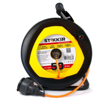 Удлинитель Stekker Standart 1гн 50м с/з STD02-11-50 39636