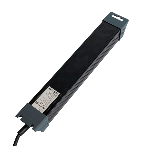 Сетевой фильтр 3-местный с/з Stekker 3x1мм2, 5 м, 250В, 16А Techno, HM22-31-05, черный 50155