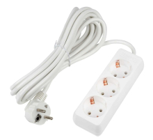 Удлинитель Uniel Ultra 3гн х 5м с/з S-GCU3-5 White UL-00010002