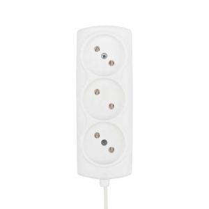 Удлинитель PROconnect STANDARD 3 гнезда, 1.5 м, 2х0.75 мм², б/з, белый 11-7206