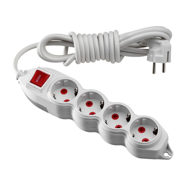 Удлинитель Mono Electric 4гн х 2м с/з 150-011001-412 Удлинитель Mono Electric 4гн х 2м с/з 150-011001-412