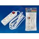 Удлинитель Uniel 3гн х 2м с/з Standard S-GCD3-2B 02920