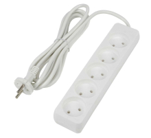 Удлинитель Uniel Ultra 5гн х 3м б/з S-CU5-3 White UL-00009990