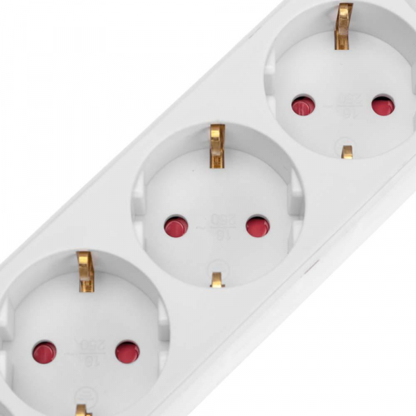 Удлинитель STANDARD 5 гнезд, 1,5м, 3х1,0мм², с/з, с выключателем, 2 USB, белый REXANT 13-4034 Удлинитель STANDARD 5 гнезд, 1,5м, 3х1,0мм², с/з, с выключателем, 2 USB, белый REXANT 13-4034