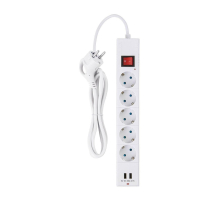 Сетевой фильтр Duwi 2хUSB 5гн 1,5м с/з 32590 1