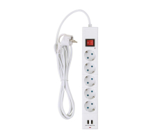 Сетевой фильтр Duwi 2хUSB 5гн 3м с/з 32592 5