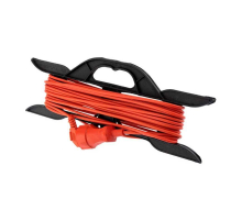 Удлинитель-шнур на рамке PROconnect ПВС 2х0.75, 10 м, б/з, 6 А, 1300 Вт, IP20, оранжевый (Сделано в России) 11-7111