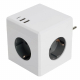 Разветвитель сетевой Stekker 3гн с/з 2хUSB A+Type C ADP16-33-21 49231