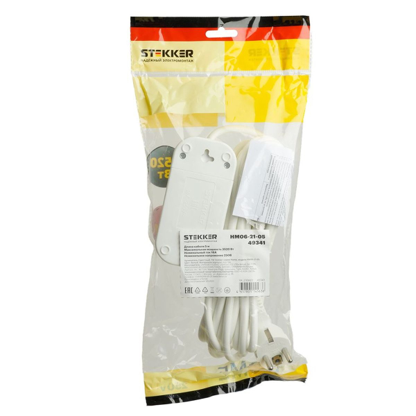 Удлинитель Stekker Home 2гн 5м с/з HM06-21-05 49341