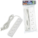 Удлинитель Uniel Ultra 5гн х 3м б/з S-CU5-3 White UL-00009990