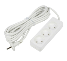 Удлинитель Uniel Ultra 3гн х 5м б/з S-CU3-5 White UL-00009984