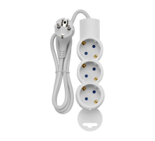 Удлинитель Duwi 3гн 1м с/з 32072 2