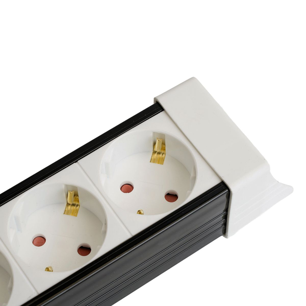 Сетевой фильтр 3-местный с/з Stekker 3x1мм2, 1,8 м, 250В, 16А Techno, HM22-31-02, белый 50144