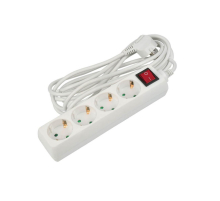 Удлинитель Uniel 4гн х 5м с/з + выкл General S-GCP4-5B UL-00002850