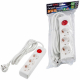 Удлинитель Uniel Ultra 3гн х 3м с/з S-GCU3-3B White UL-00010016