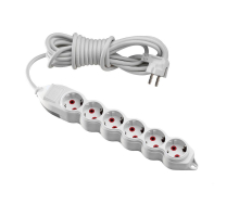 Удлинитель Mono Electric 6гн 10м с/з 150-010001-616