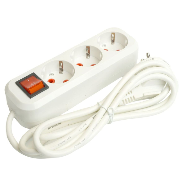 Удлинитель Stekker Home 3гн 2м с/з HM07-31-02 49353