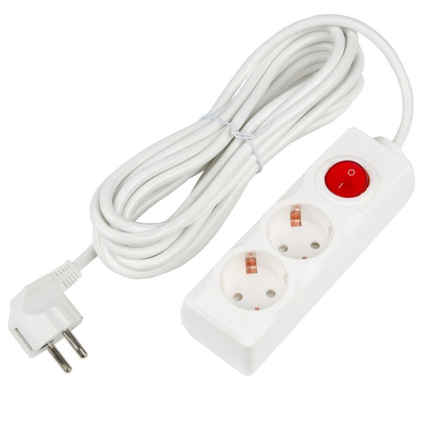 Удлинитель Uniel Ultra 2гн х 5м с/з S-GCU2-5B White UL-00010012 Удлинитель Uniel Ultra 2гн х 5м с/з S-GCU2-5B White UL-00010012