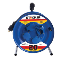Удлинитель Stekker Professional 4гн 20м с/з PRF02-31-20 39785