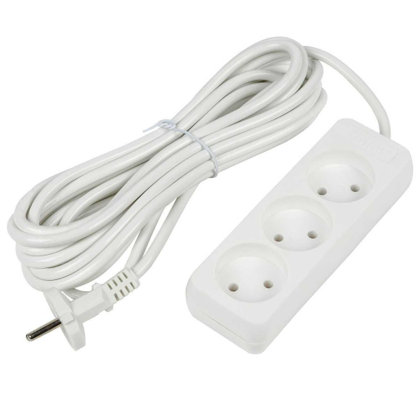 Удлинитель Uniel Ultra 3гн х 5м б/з S-CU3-5 White UL-00009984 Удлинитель Uniel Ultra 3гн х 5м б/з S-CU3-5 White UL-00009984