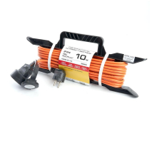 Удлинитель-шнур на рамке 1-местный c/з Stekker, HM02-01-10, 10м, 3*0,75 Home, оранжевый 39494