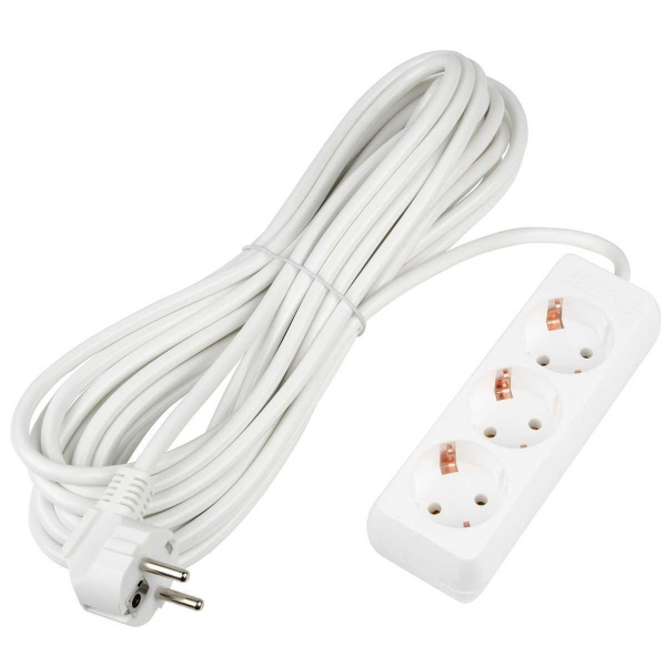 Удлинитель Uniel Ultra 3гн х 10м с/з S-GCU3-10 White UL-00010004 Удлинитель Uniel Ultra 3гн х 10м с/з S-GCU3-10 White UL-00010004