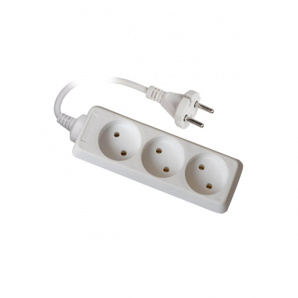 Удлинитель Uniel 3гн х 2м б/з Standard S-CD3-2 02858 Удлинитель Uniel 3гн х 2м б/з Standard S-CD3-2 02858