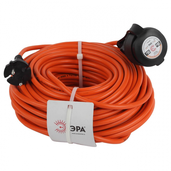 Удлинитель силовой ЭРА UPx-1-2x1-30m-IP44 Б0046807 Удлинитель силовой ЭРА UPx-1-2x1-30m-IP44 Б0046807