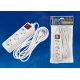 Удлинитель Uniel 3гн х 5м с/з Standard S-GCD3-5B 02922