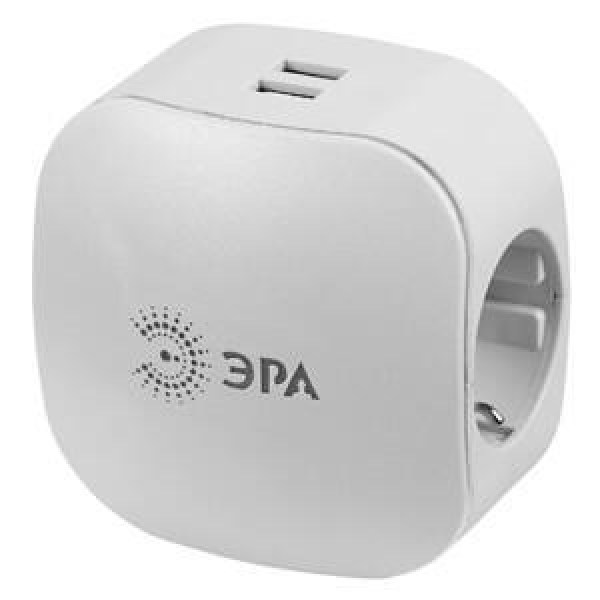 Сетевой разветвитель ЭРА SP-3e-USB-2A Б0015243 Сетевой разветвитель ЭРА SP-3e-USB-2A Б0015243