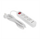 Удлинитель STANDARD 3 гнезда, 5м, 3х1,0мм², с/з, с выключателем, 2 USB, белый REXANT 13-4017